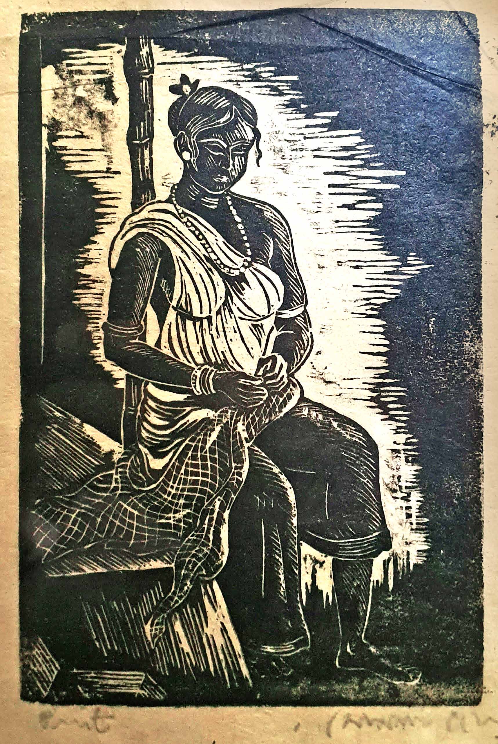 Untitled Woodcut on paper 
