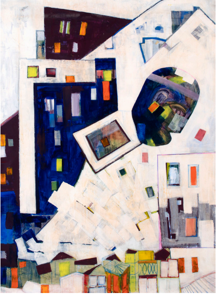 Untitled (Head and Townscape), c.1995 