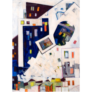 Lancelot Ribeiro | Untitled (Head and Townscape)